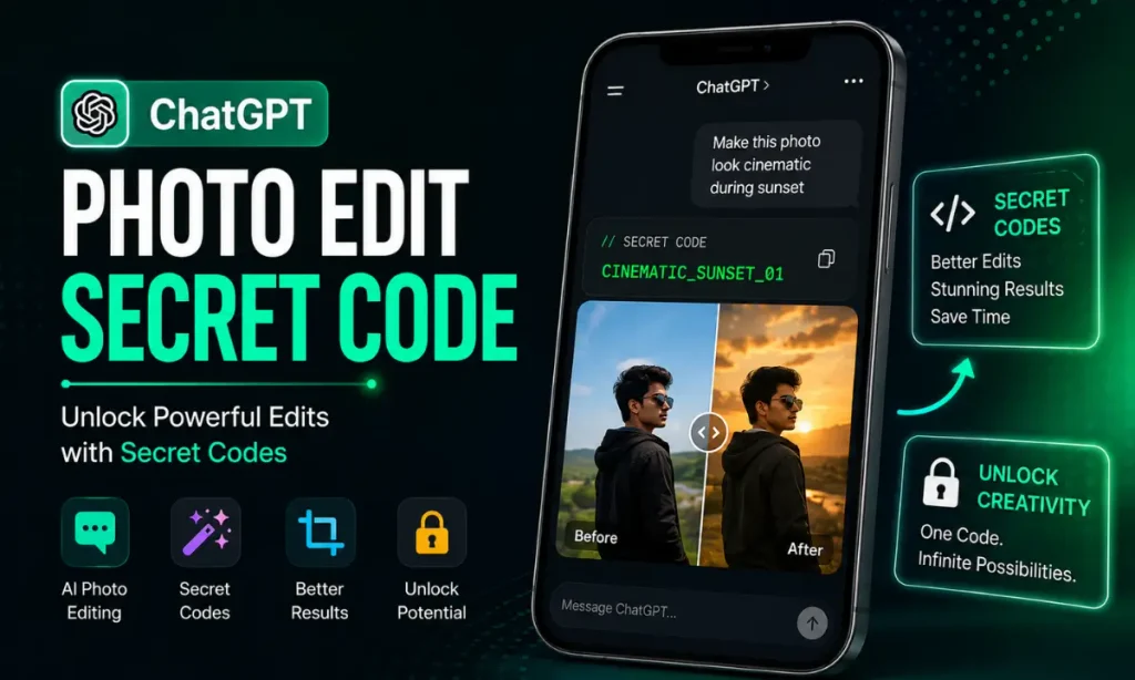 ChatGPT Photo Edit Secret Code