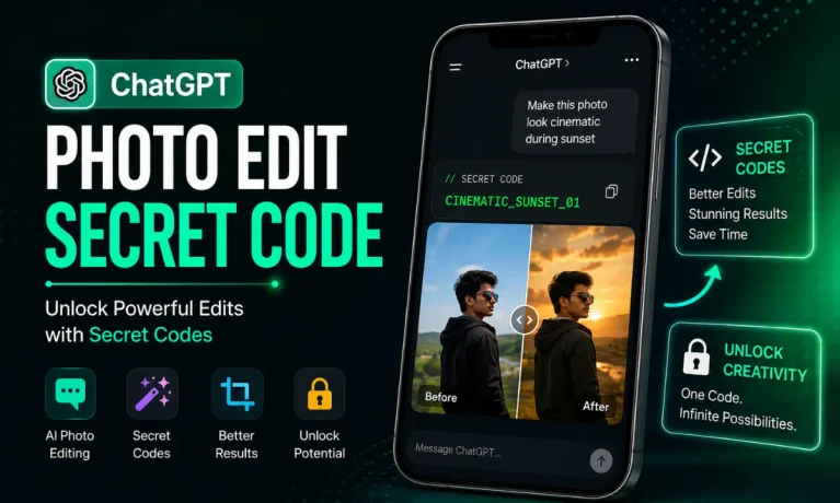 ChatGPT Photo Edit Secret Code