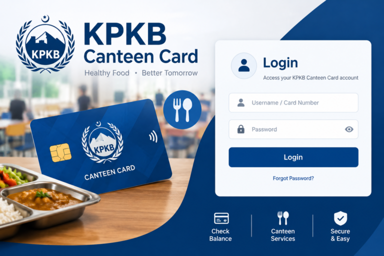 KPKB Canteen Card Login
